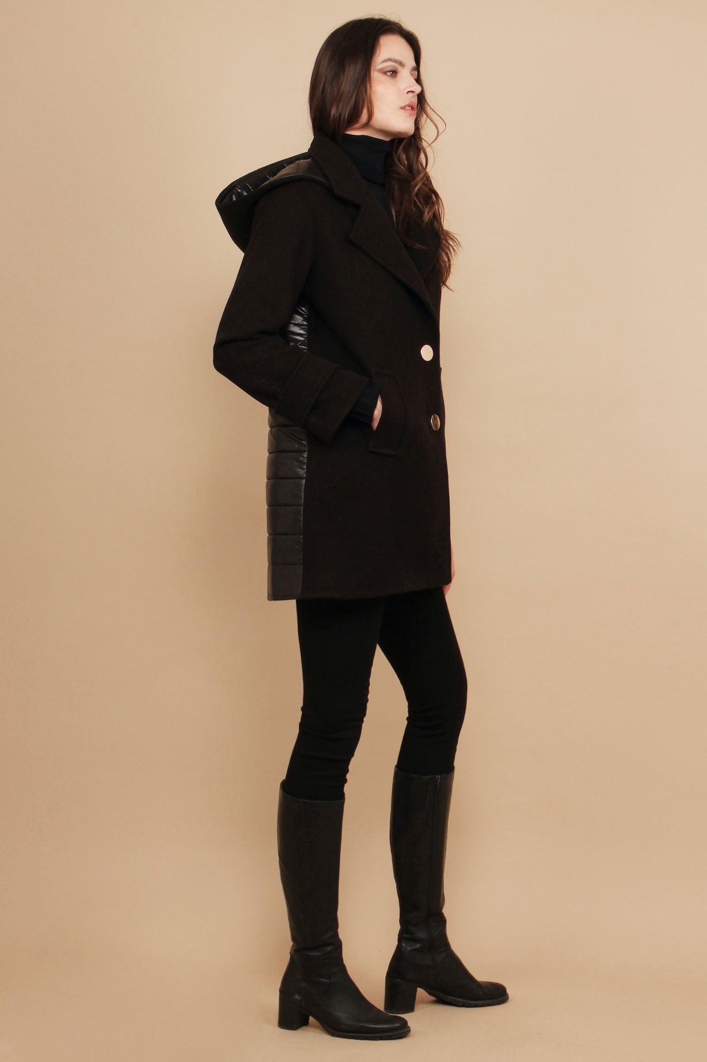 Manteau Courchevelles noir